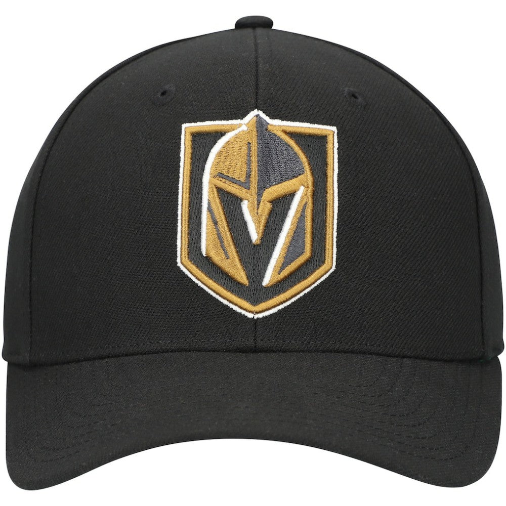 Vegas Golden Knights Mitchell & Ness Team Ground Pro Adjustable Hat - Black | US 201148376