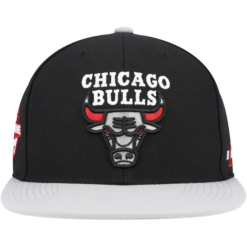 Chicago Bulls Core Snapback Hat Black/Gray - Mitchell & Ness