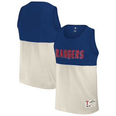 Texas Rangers Darius Rucker Collection by Fanatics Colorblock Tank Top - Royal Tanks
