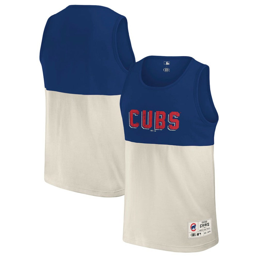 Chicago Cubs Darius Rucker Collection by Fanatics Colorblock Tank Top - Royal Tanks