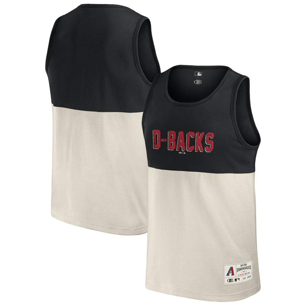 Arizona Diamondbacks Darius Rucker Collection by Fanatics Colorblock Tank Top - Black Tanks