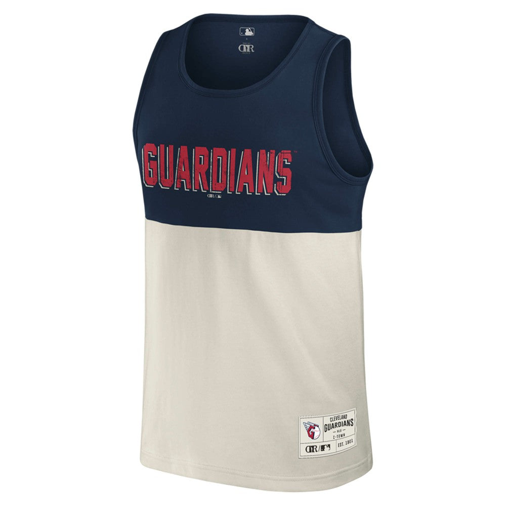 Cleveland Guardians Darius Rucker Collection by Fanatics Colorblock Tank Top - Navy Tanks