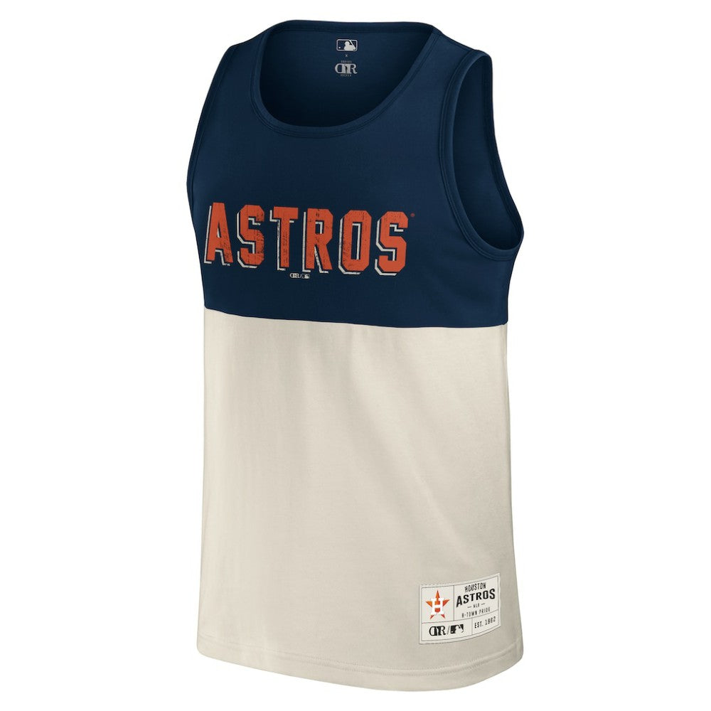 Houston Astros Darius Rucker Collection by Fanatics Colorblock Tank Top - Navy Tanks