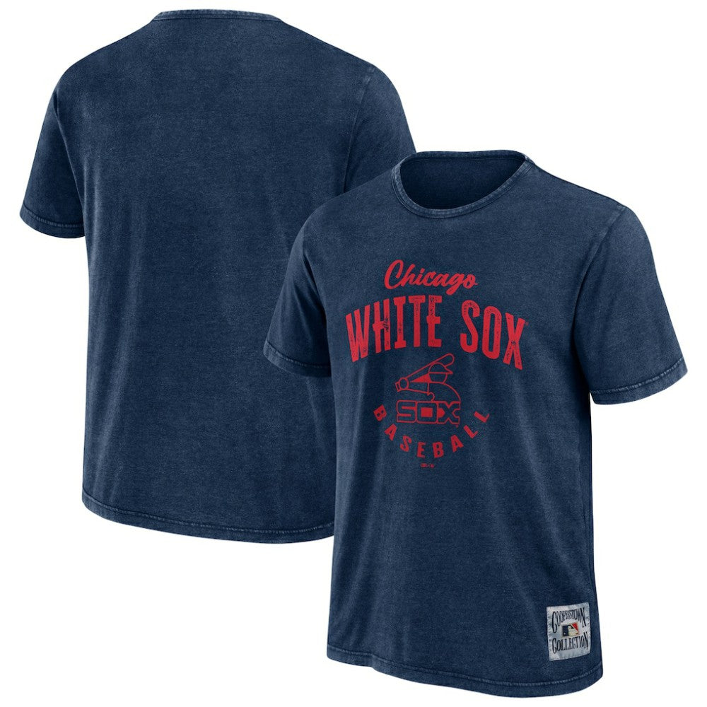 Chicago White Sox Darius Rucker Collection by Fanatics Cooperstown Collection Washed T-Shirt - Heather Navy T-shirts