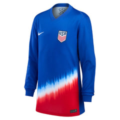 USMNT Youth 2024 Away Replica Long Sleeve Jersey Blue - Nike on sale