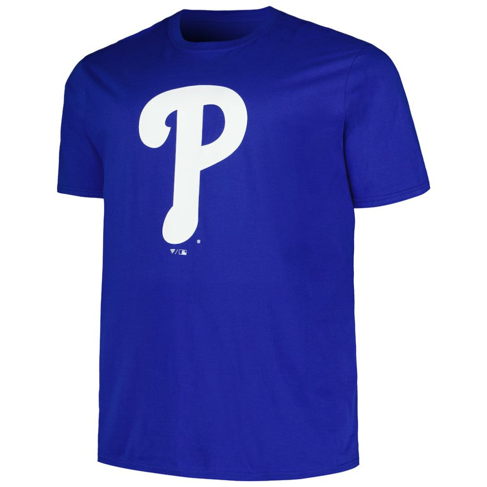Philadelphia Phillies Profile Big & Tall #1 Dad T-Shirt - Royal T-shirts