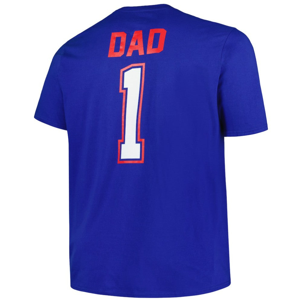 Philadelphia Phillies Profile Big & Tall #1 Dad T-Shirt - Royal T-shirts