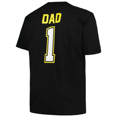 Pittsburgh Pirates Profile Big & Tall #1 Dad T-Shirt - Black T-shirts
