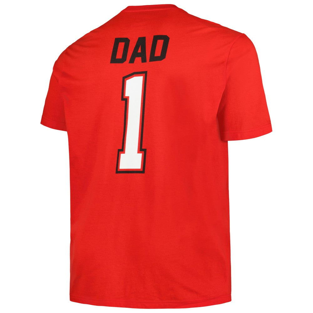 Cincinnati Reds Profile Big & Tall #1 Dad T-Shirt - Red T-shirts