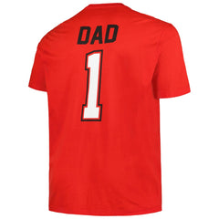 Cincinnati Reds Profile Big & Tall #1 Dad T-Shirt - Red T-shirts