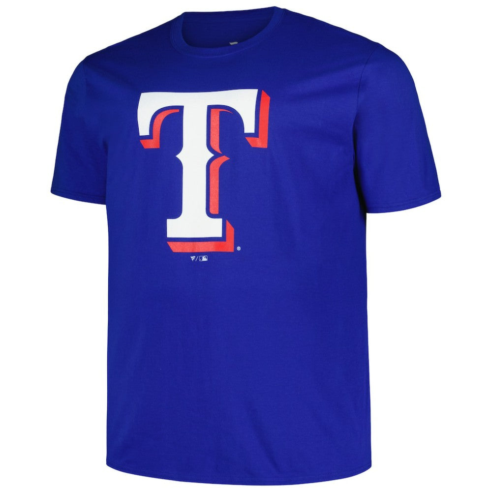 Texas Rangers Profile Big & Tall #1 Dad T-Shirt - Royal T-shirts