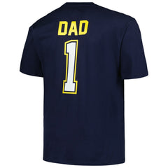 Milwaukee Brewers Profile Big & Tall #1 Dad T-Shirt - Navy T-shirts