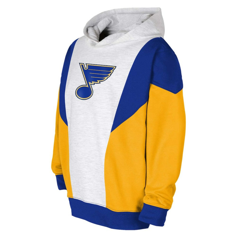 St. Louis Blues Youth Champion League Fleece Pullover Hoodie - Ash/Blue | US 201156899