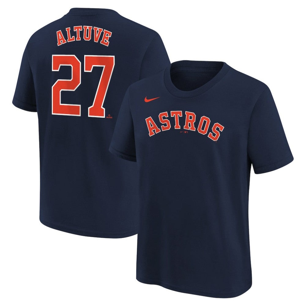 Jose Altuve Houston Astros Nike Youth Name & Number T-Shirt - Navy T-shirts