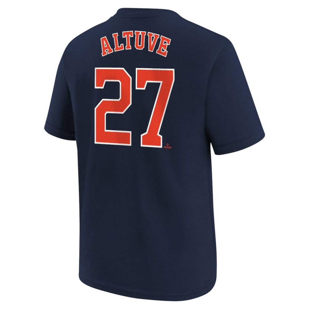 Jose Altuve Houston Astros Nike Youth Name & Number T-Shirt - Navy T-shirts