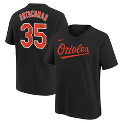 Adley Rutschman Baltimore Orioles Nike Youth Name & Number T-Shirt - Black T-shirts