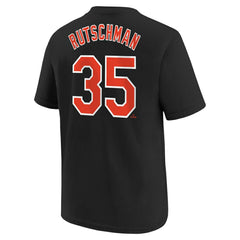 Adley Rutschman Baltimore Orioles Nike Youth Name & Number T-Shirt - Black T-shirts