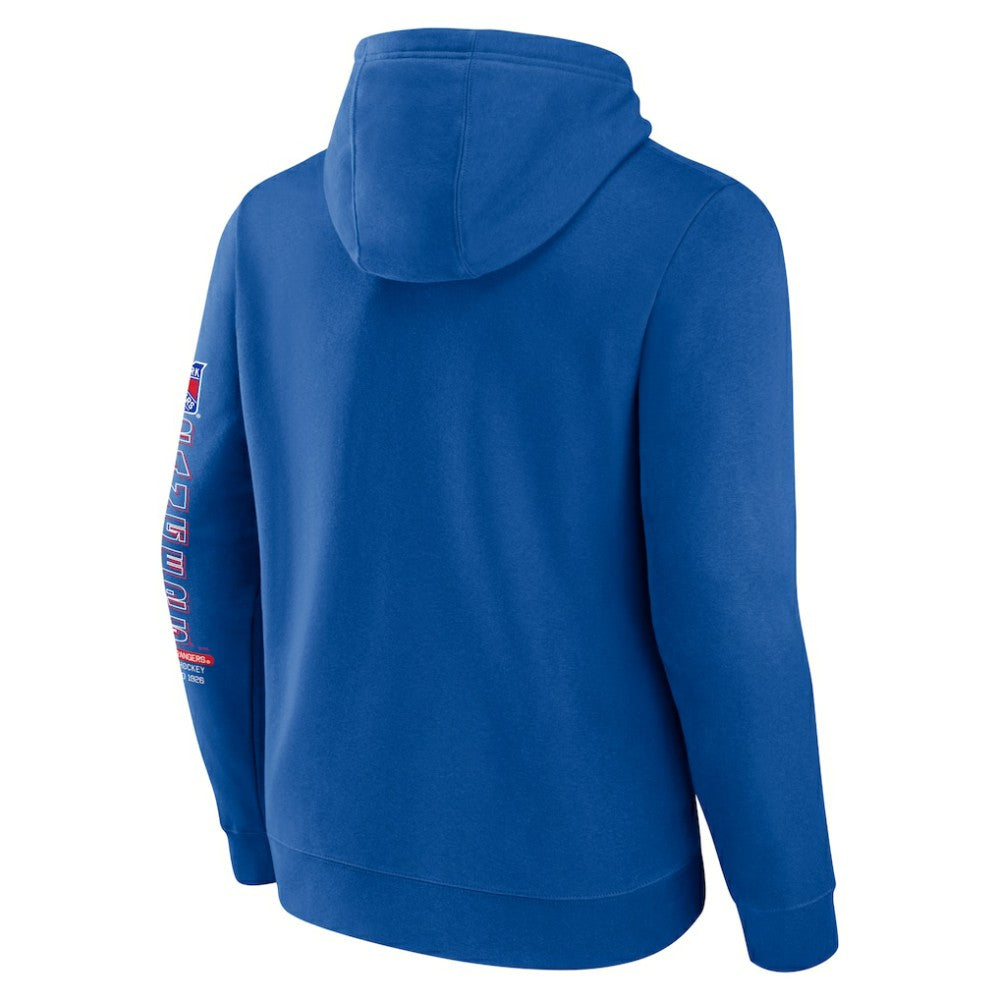 New York Rangers Fanatics Revolution Pullover Hoodie - Blue | US 201158984