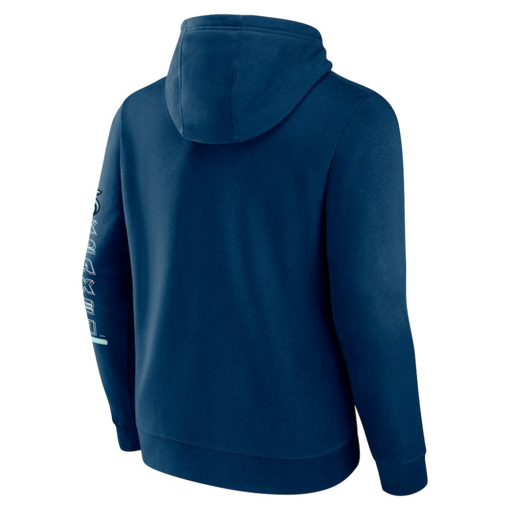 Seattle Kraken Fanatics Revolution Pullover Hoodie - Deep Sea Blue | US 201158993