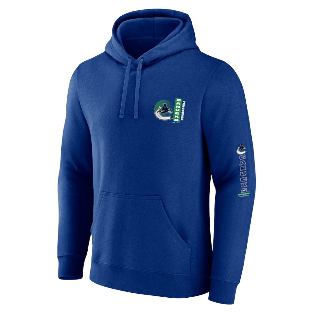 Vancouver Canucks Fanatics Revolution Pullover Hoodie - Blue | US 201158994