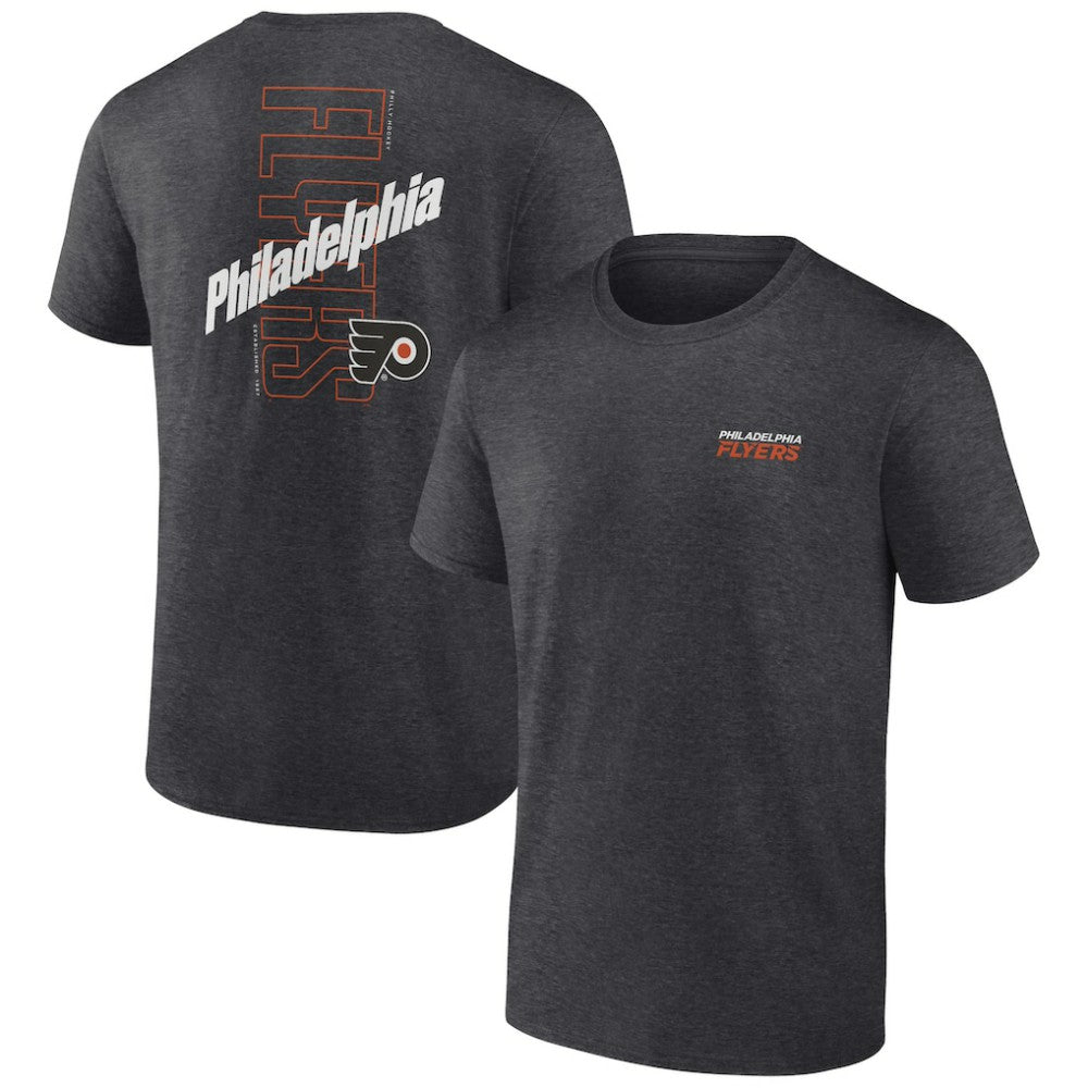 Philadelphia Flyers Fanatics Backbone T-Shirt - Heather Charcoal | US 201159011