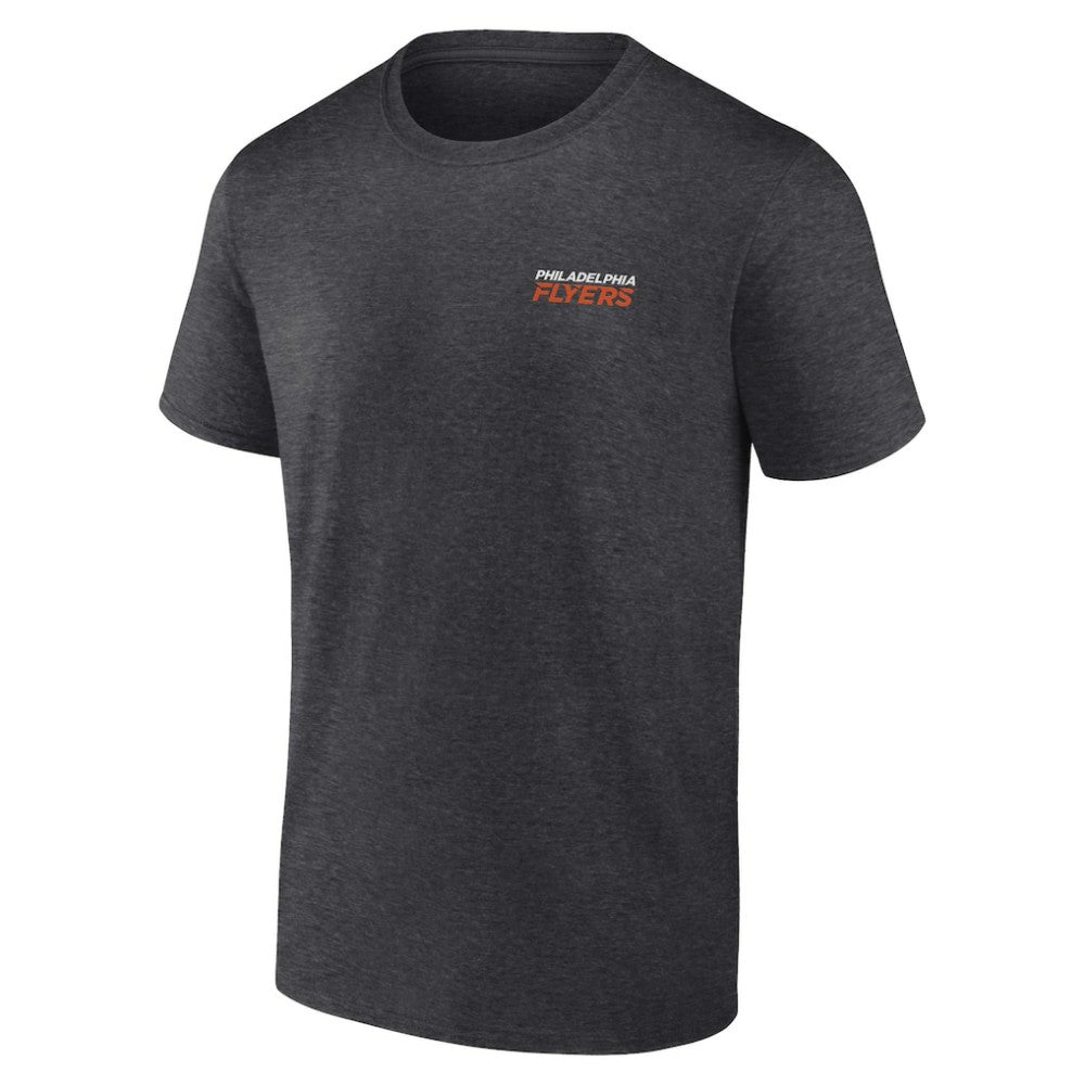Philadelphia Flyers Fanatics Backbone T-Shirt - Heather Charcoal | US 201159011