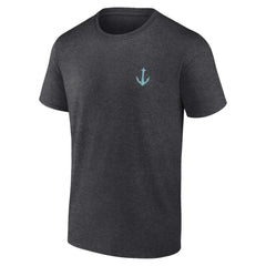 Seattle Kraken Fanatics Backbone T-Shirt - Heather Charcoal | US 201159019