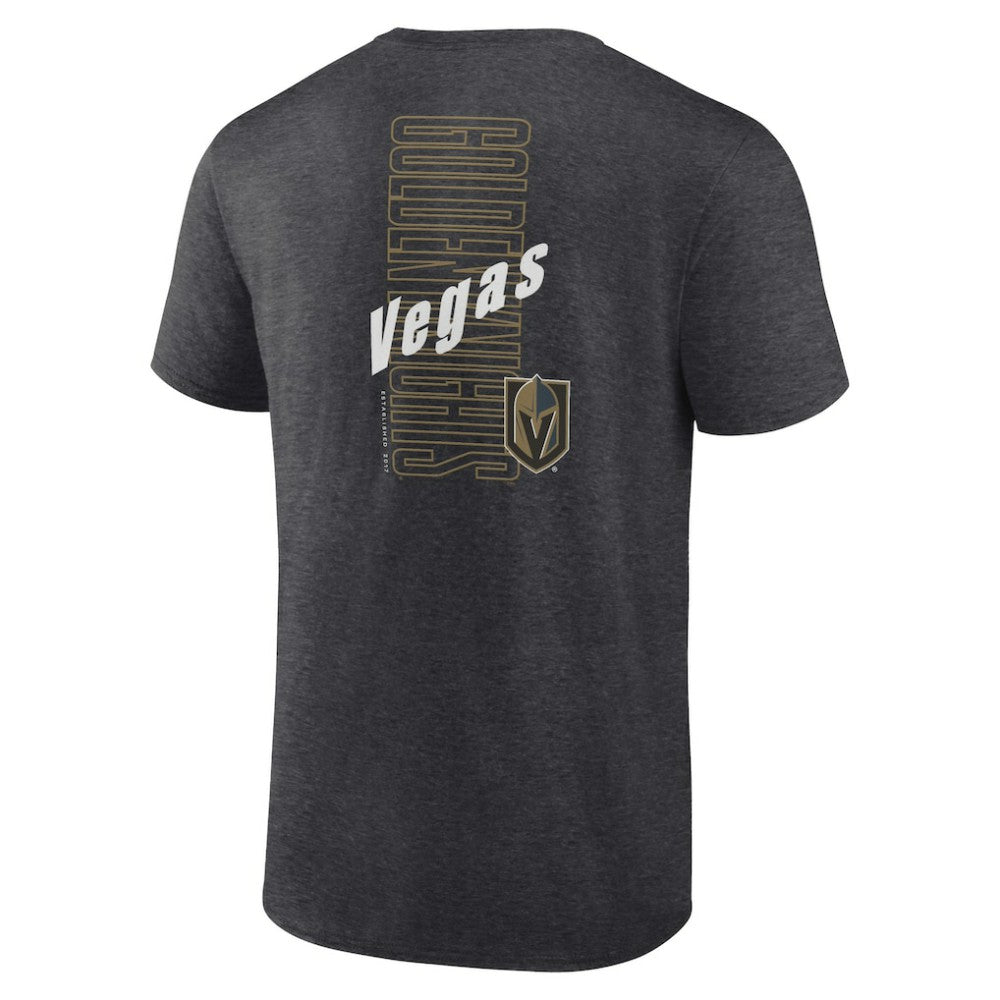 Vegas Golden Knights Fanatics Backbone T-Shirt - Heather Charcoal | US 201159028