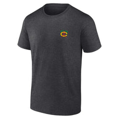 Chicago Blackhawks Fanatics Backbone T-Shirt - Heather Charcoal | US 201159037