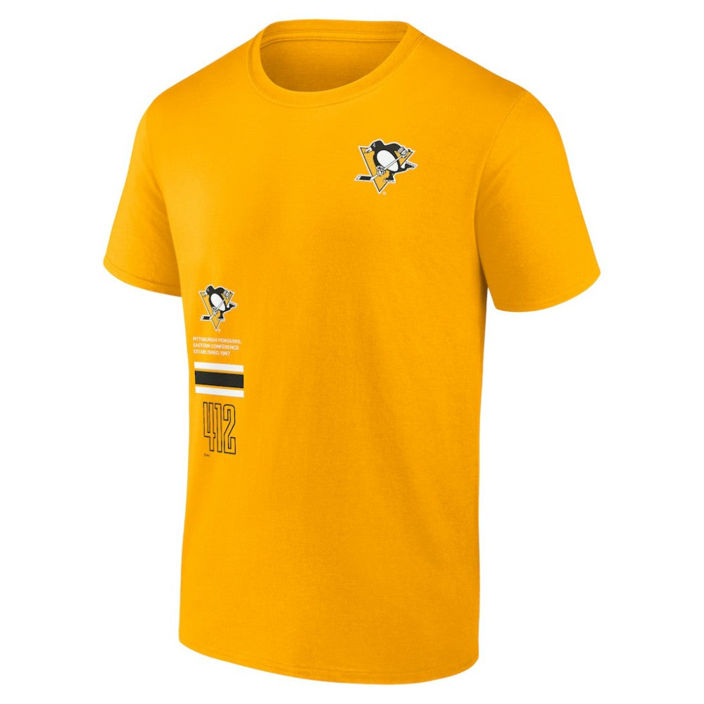 Pittsburgh Penguins Fanatics Represent T-Shirt - Gold | US 201159055