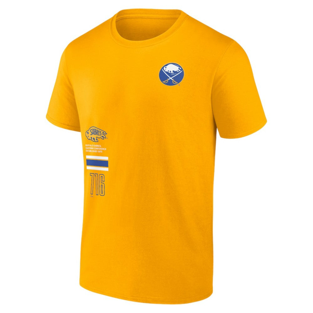 Buffalo Sabres Fanatics Represent T-Shirt - Gold | US 201159057