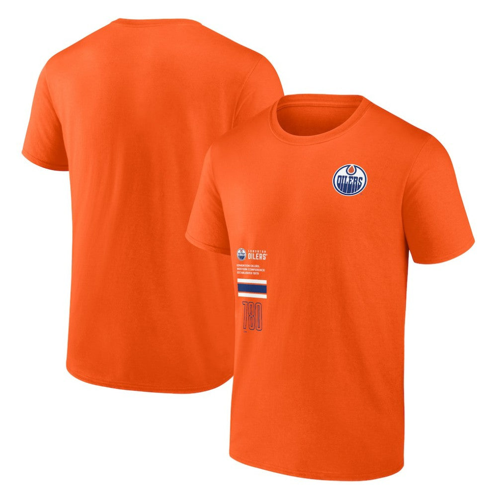 Edmonton Oilers Fanatics Represent T-Shirt - Orange | US 201159065