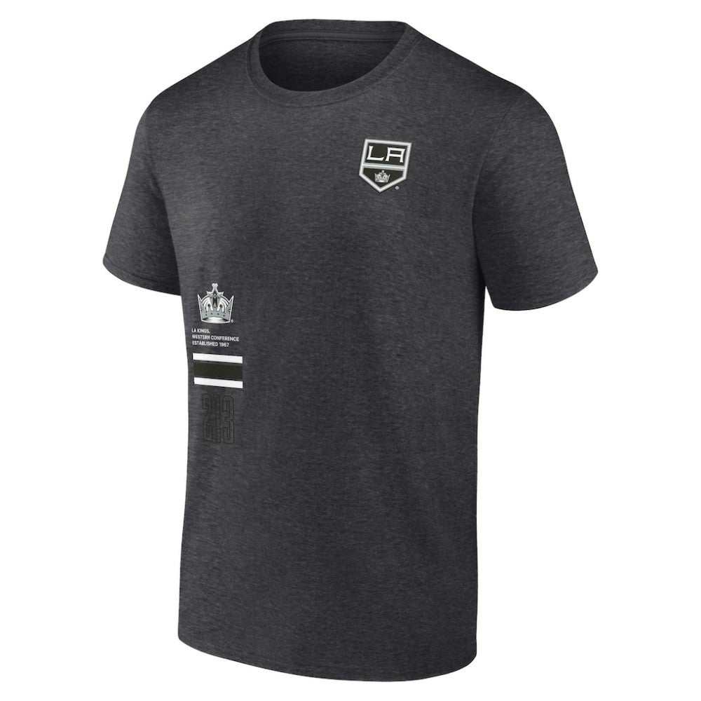 Los Angeles Kings Fanatics Represent T-Shirt - Heather Charcoal | US 201159069