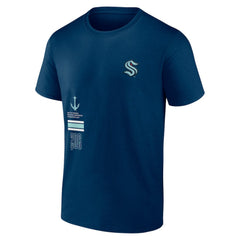 Seattle Kraken Fanatics Represent T-Shirt - Deep Sea Blue | US 201159073