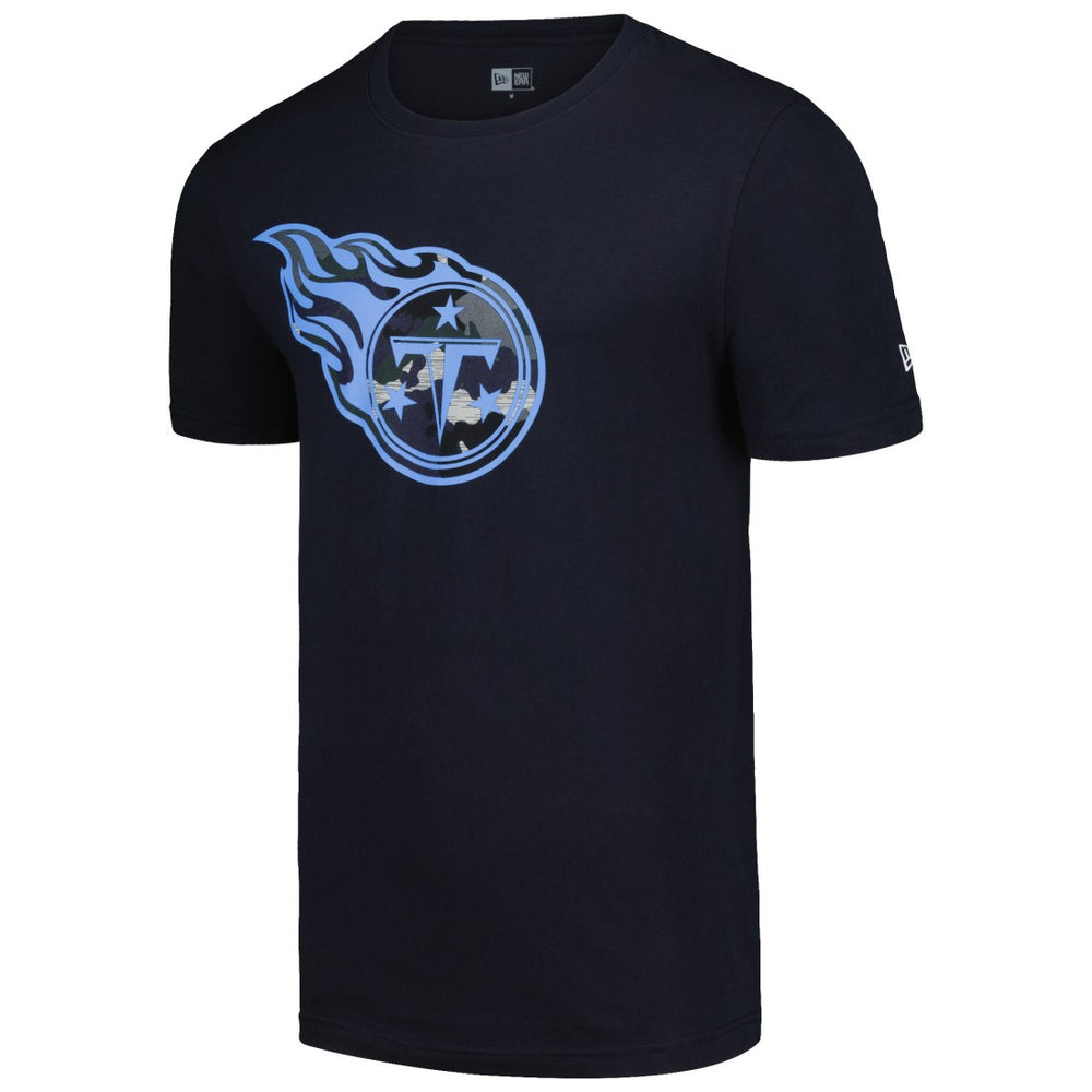 Tennessee Titans New Era Camo Logo T-Shirt - Navy T-shirts