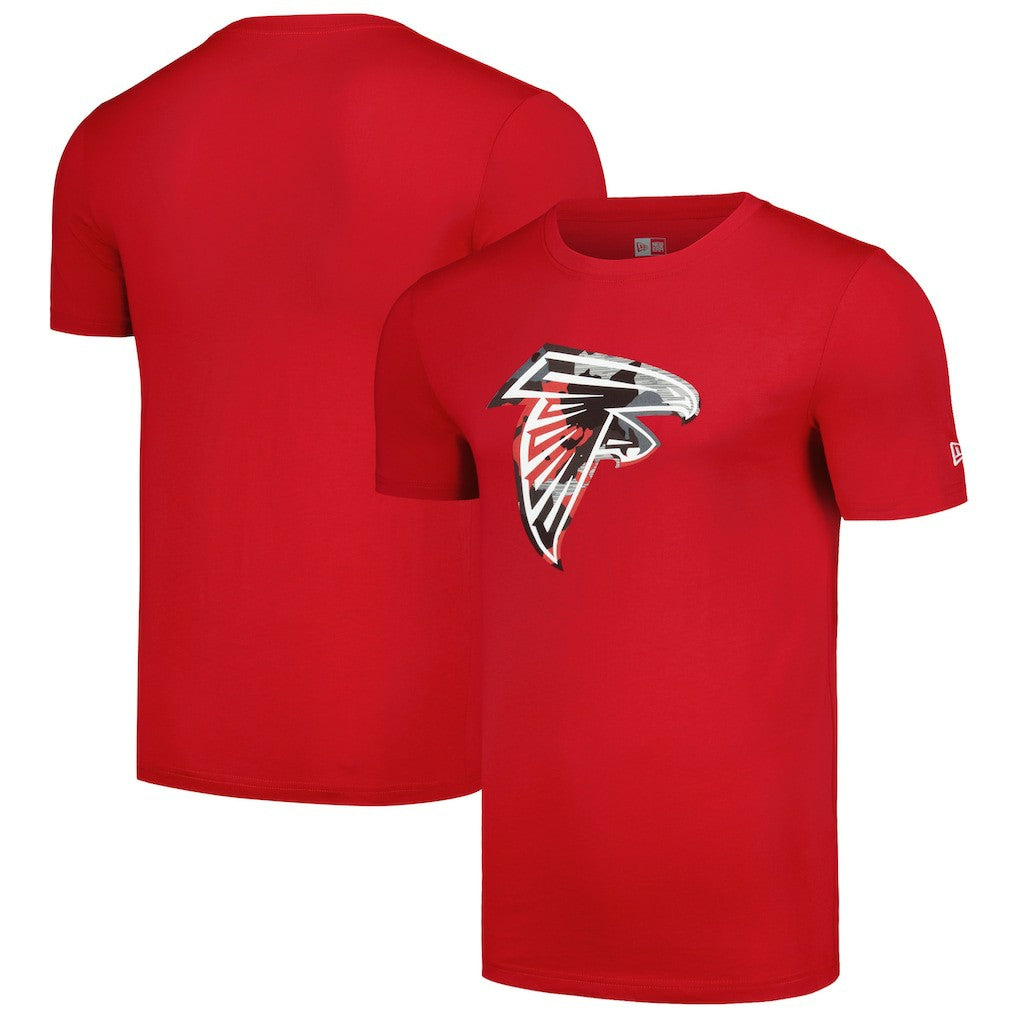 Atlanta Falcons New Era Camo Logo T-Shirt - Red T-shirts