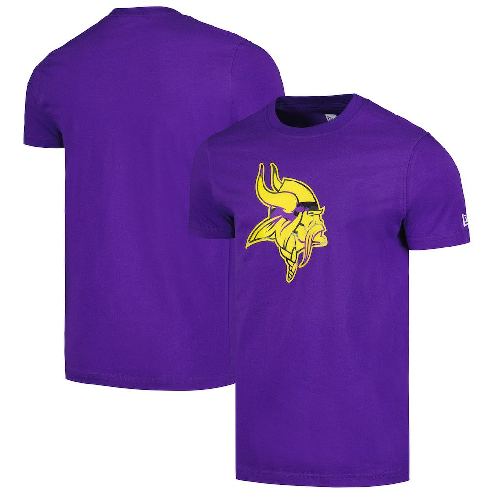 Minnesota Vikings New Era Camo Logo T-Shirt - Purple T-shirts