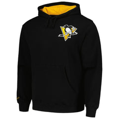 Mario Lemieux Pittsburgh Penguins Mitchell & Ness Premium Name & Number Fleece Pullover Sweatshirt - Black | US 201164772