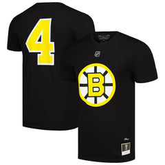 Bobby Orr Boston Bruins Mitchell & Ness Name & Number T-Shirt - Black | US 201164818