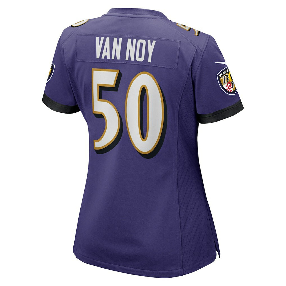 Kyle Van Noy Baltimore Ravens Women's Game Jersey - Purple Jerseys