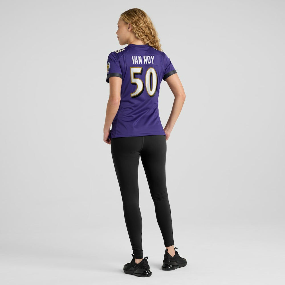 Kyle Van Noy Baltimore Ravens Women's Game Jersey - Purple Jerseys
