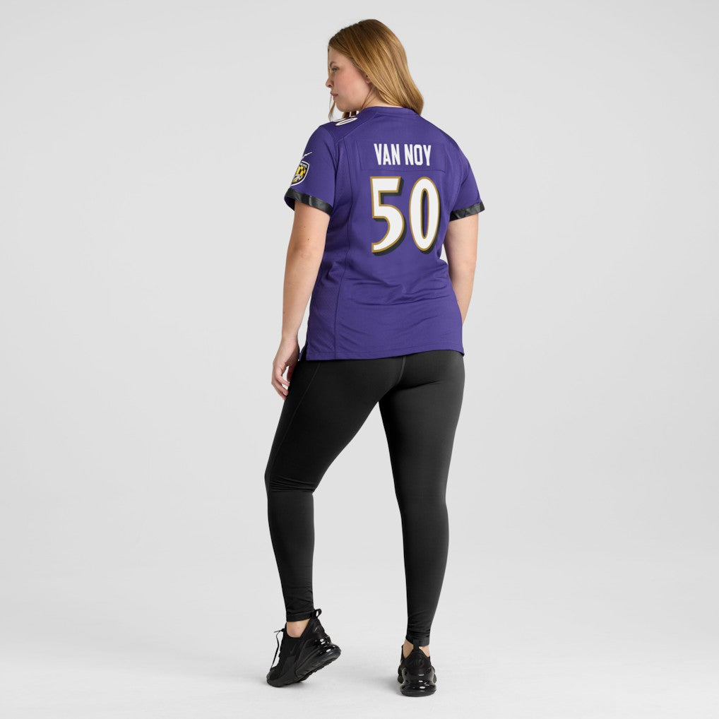 Kyle Van Noy Baltimore Ravens Women's Game Jersey - Purple Jerseys