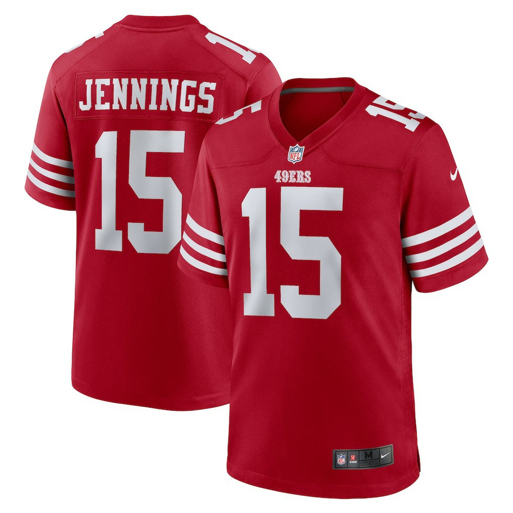 Jauan Jennings San Francisco 49ers Game Jersey - Scarlet Jerseys