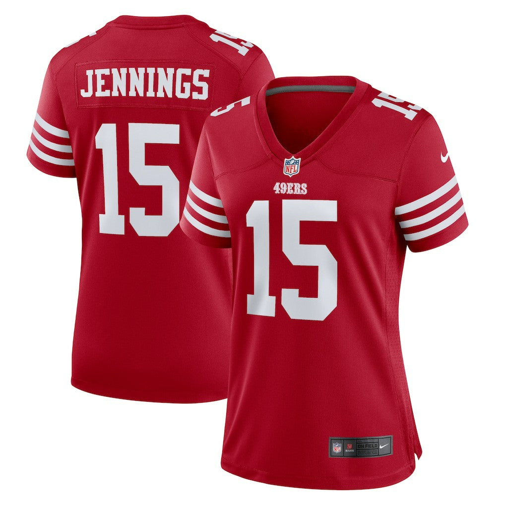 Jauan Jennings San Francisco 49ers Women's Game Jersey - Scarlet Jerseys