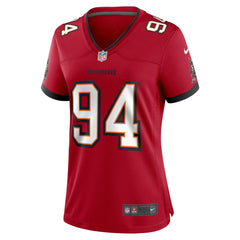Calijah Kancey Tampa Bay Buccaneers Women's Game Jersey - Red Jerseys