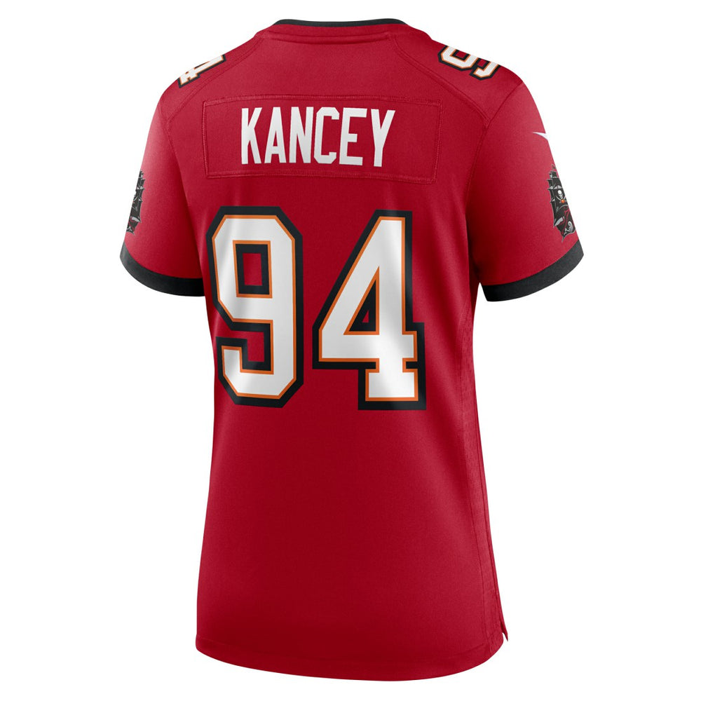 Calijah Kancey Tampa Bay Buccaneers Women's Game Jersey - Red Jerseys