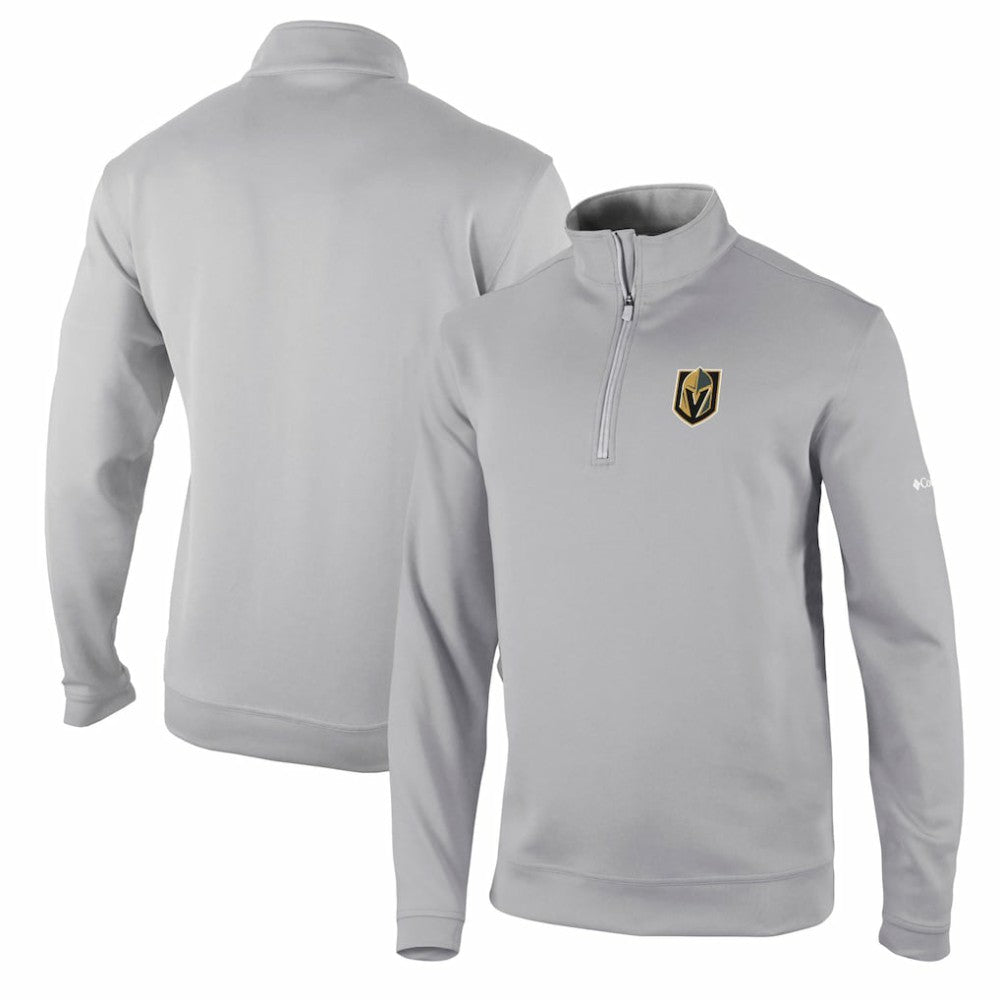 Vegas Golden Knights Columbia Wickham Hills Omni-Wick Quarter-Zip Jacket - Gray | US 201165223