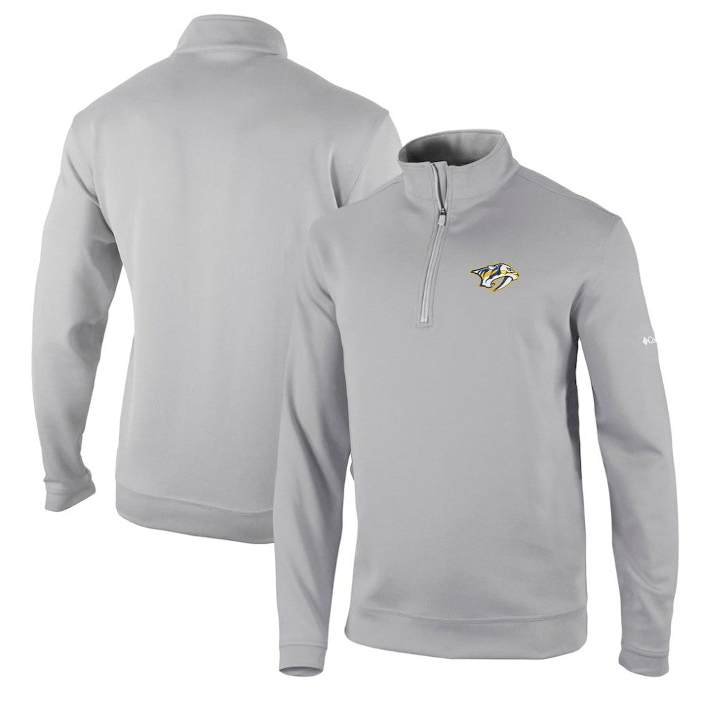 Nashville Predators Columbia Wickham Hills Omni-Wick Quarter-Zip Jacket - Gray | US 201165226