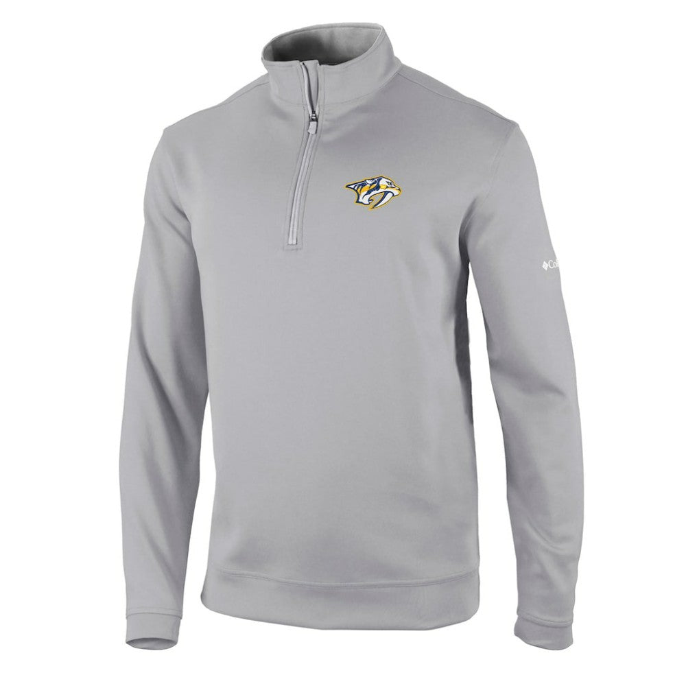 Nashville Predators Columbia Wickham Hills Omni-Wick Quarter-Zip Jacket - Gray | US 201165226