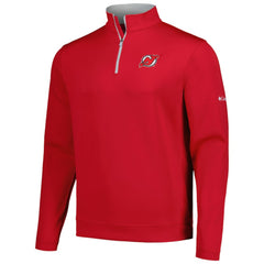 New Jersey Devils Columbia Wickham Hills Omni-Wick Quarter-Zip Jacket - Red | US 201165228